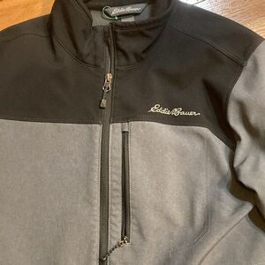 Eddie Bauer lightweight grey and black medium jacket